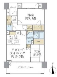 ブリリア武蔵小杉 11階 間取り図