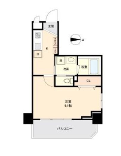 ロイジェント板橋本町 412 間取り図