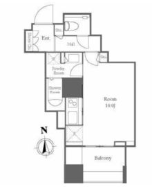ドゥ・トゥール 52階 間取り図