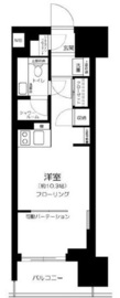 クレヴィア両国国技館通り 4階 間取り図