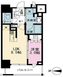 ブランズ文京本郷一丁目 4階 間取り図