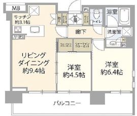ルフォン南大塚ザ・レジデンス 11階 間取り図