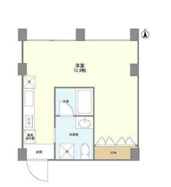 元住吉アートフラッツ 202 間取り図