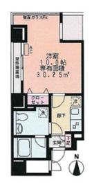 ジェイズタワー (J'z Tower) 401 間取り図