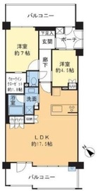 ヴェレーナグラン浜田山 2階 間取り図