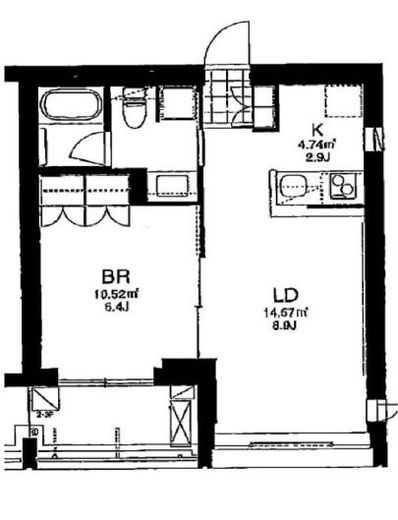 フレンシア玉川田園調布 310 間取り図