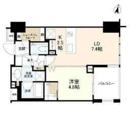 ブランズ桜新町 310 間取り図