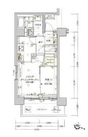 クリオ文京音羽 6階 間取り図