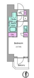 クレヴィアリグゼ北品川Ⅱステーションコート 203 間取り図