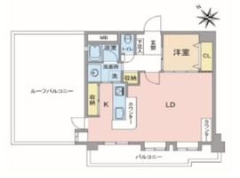 シーアイマンション千駄ヶ谷 4階 間取り図