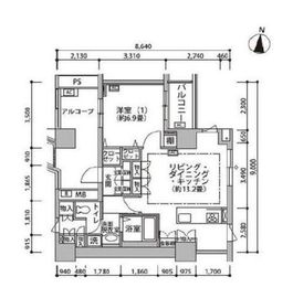 東雲キャナルコートCODAN 19-612 間取り図