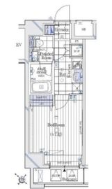ガリシアレジデンス六本木 4階 間取り図