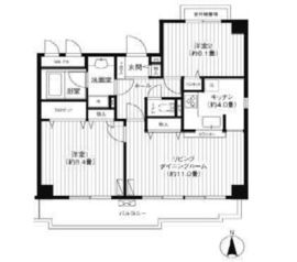 ガーデンコート下馬 501 間取り図