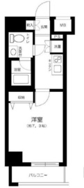 ガリシアレジデンス六本木 5階 間取り図