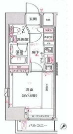 デュアレス愛宕虎ノ門 6階 間取り図