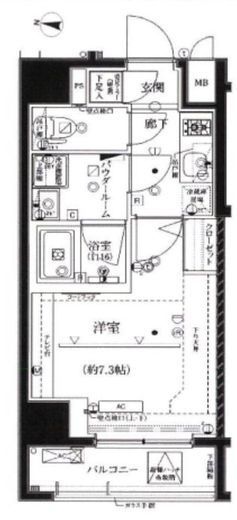 アルテシモソロ 8階 間取り図