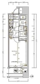 LiveFlat西日暮里 (ライブフラット西日暮里) 502 間取り図