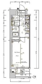 LiveFlat西日暮里 (ライブフラット西日暮里) 201 間取り図