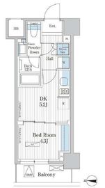 パークアクシス東陽町レジデンス 514 間取り図