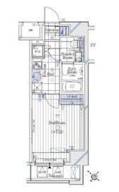 ガリシアレジデンス六本木 5階 間取り図