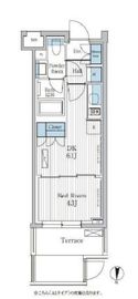 パークアクシス東陽町レジデンス 2105 間取り図