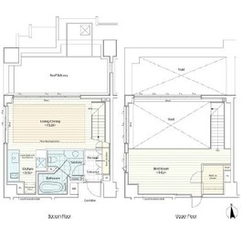 カスタリア麻布十番2 1304 間取り図