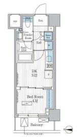 パークアクシス東陽町レジデンス 914 間取り図