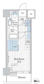 パークアクシス東陽町レジデンス 809 間取り図