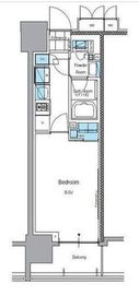 ルフォンプログレ上野入谷フロント 303 間取り図