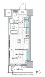 パークアクシス東陽町レジデンス 1223 間取り図
