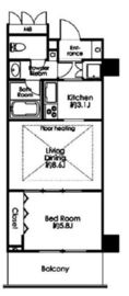 ライトコート四谷 3階 間取り図