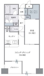 ベラカーサ秋葉原 10階 間取り図