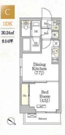 サークルズ神保町Ⅱレジデンス (CIRCLES神保町Ⅱレジデンス) 1106 間取り図