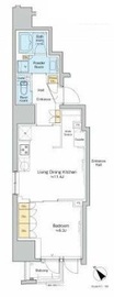 プラウドフラット文京千駄木 101 間取り図