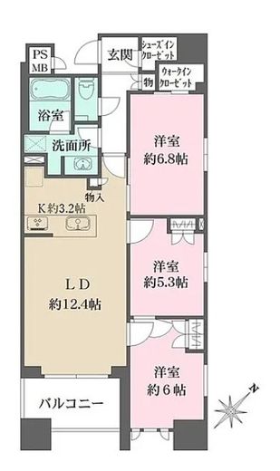 ALTERNA日本橋 (オルタナ日本橋) 702 間取り図