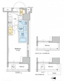 プラウドフラット浅草アベニュー 205 間取り図