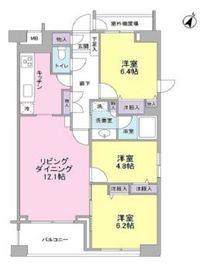 ヒルトップ半蔵門 5階 間取り図