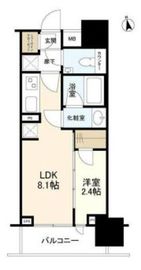 ピアース渋谷 1402 間取り図