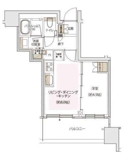 アトラス笹塚駅前 9階 間取り図