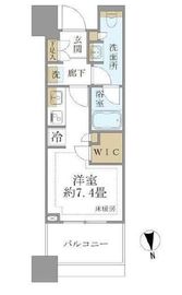 白金ザ・スカイ 5階 間取り図