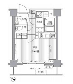 ヒューリックレジデンス茗荷谷 203 間取り図