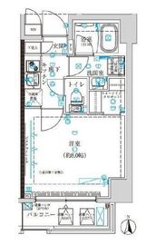 ヴァースクレイシア菊川ステーションサイト 3階 間取り図