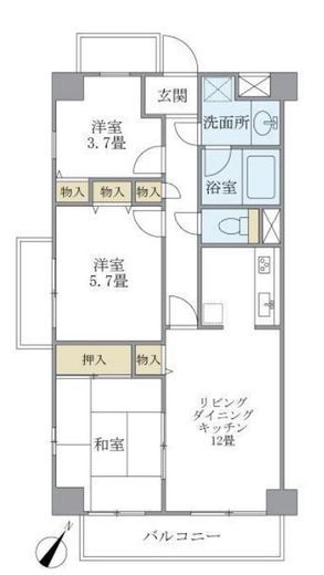 KDXレジデンス田園調布 106 間取り図