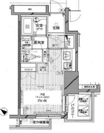 ファミール東銀座グランスイートタワー 5階 間取り図