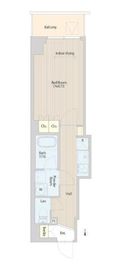 グラングレイス若林 303 間取り図