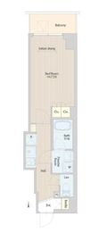 グラングレイス若林 403 間取り図