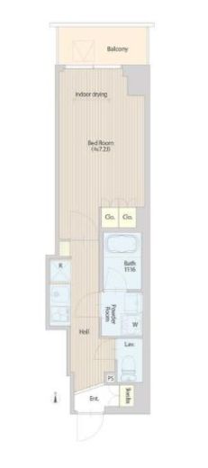 グラングレイス若林 503 間取り図