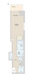 グラングレイス若林 701 間取り図