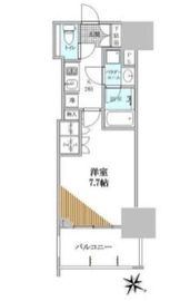 シティハウス東麻布 4階 間取り図