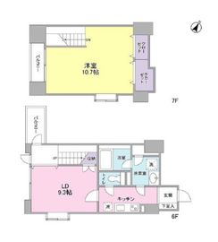 ユーキメゾン一番町 605 間取り図